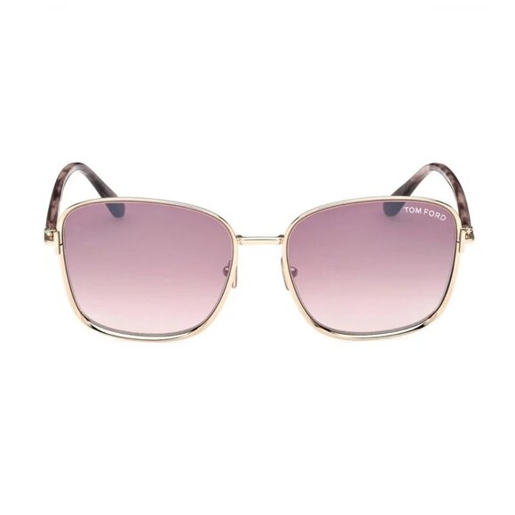 NEW TOM FORD TF1029 28Z SUNGLASSES GOLD PINK WOMEN EYEWEAR TOM FORD FT1029 28Z